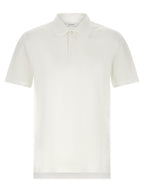 White Piqué Cotton Polo Shirt