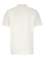 White Piqué Cotton Polo Shirt
