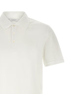 White Piqué Cotton Polo Shirt