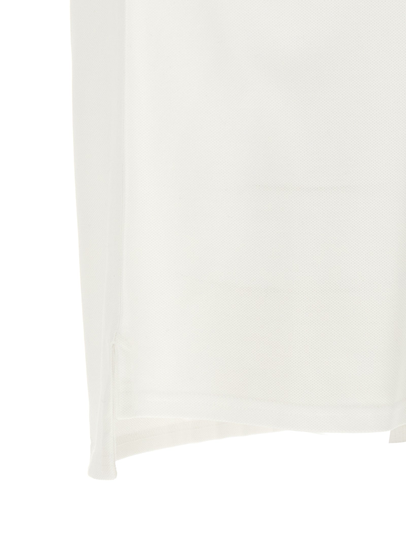 White Piqué Cotton Polo Shirt