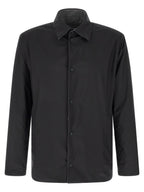 Reversible Overshirt In Technical Wool And Nylon Blend