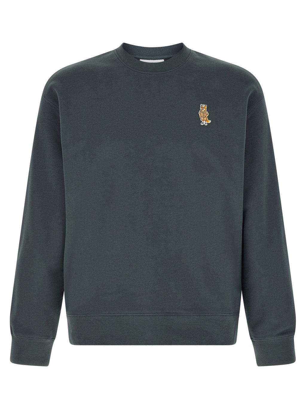 Blue Organic Cotton Crew Sweatshirt