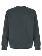 Blue Organic Cotton Crew Sweatshirt