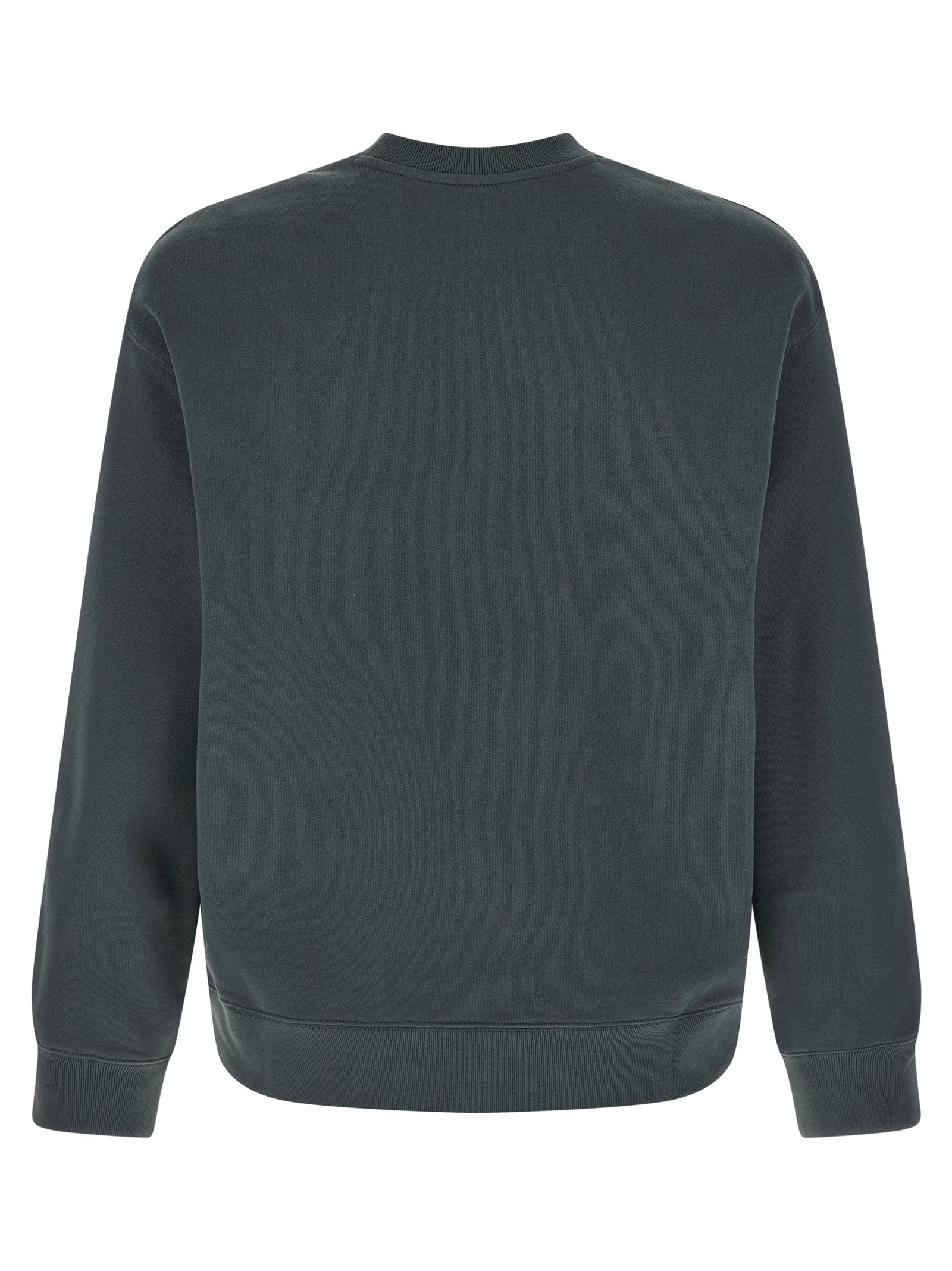 Blue Organic Cotton Crew Sweatshirt