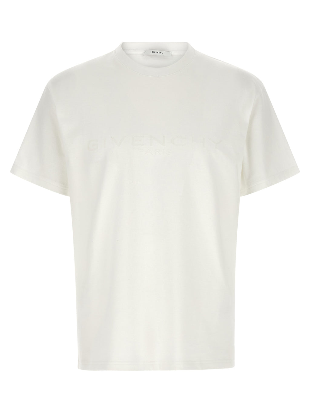Luxurious White Cotton & Silk T-Shirt