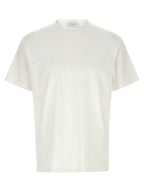 Luxurious White Cotton & Silk T-Shirt