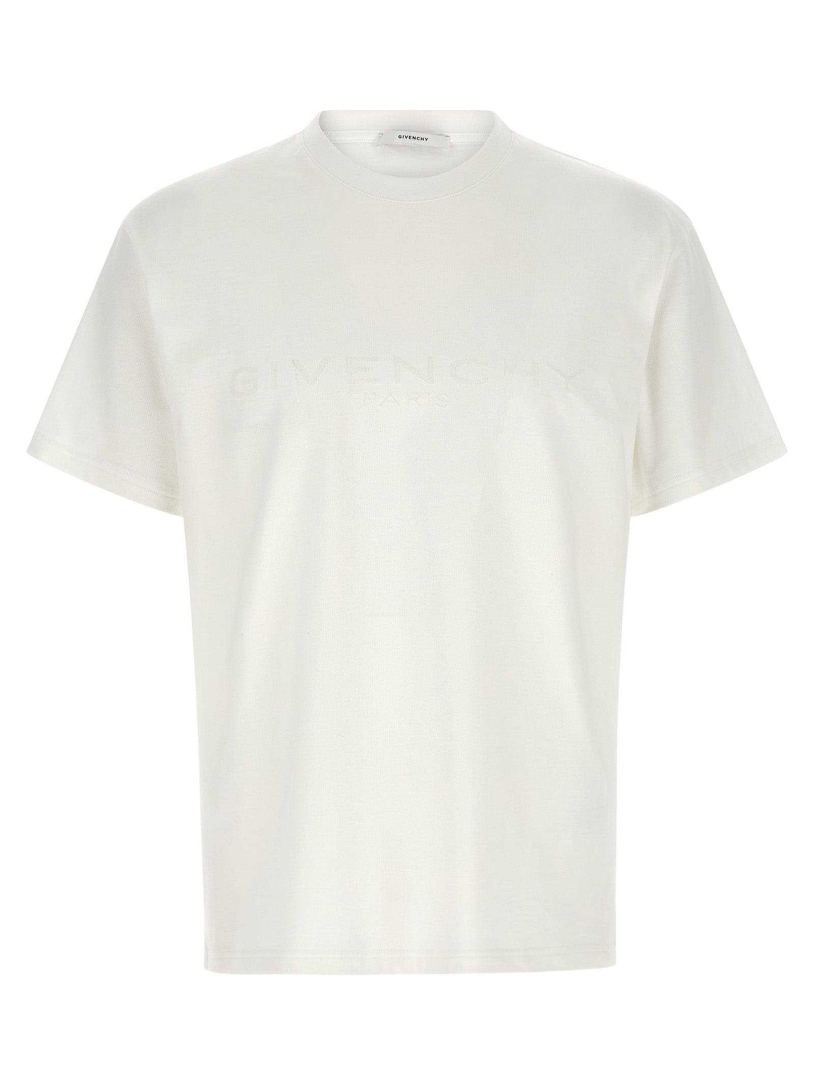 Luxurious White Cotton & Silk T-Shirt