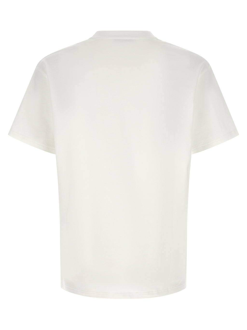 Luxurious White Cotton & Silk T-Shirt