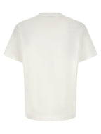 Luxurious White Cotton & Silk T-Shirt