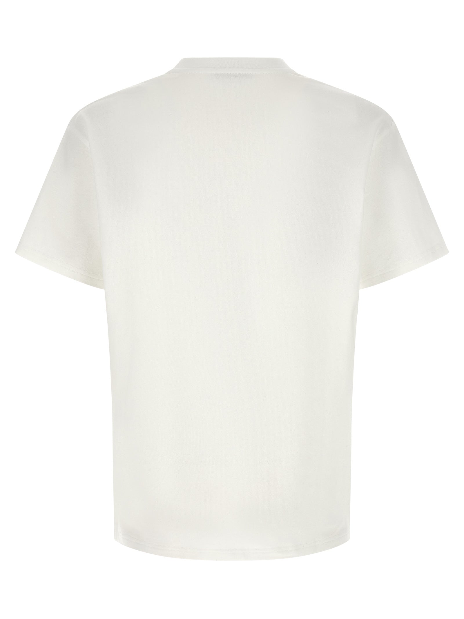 Luxurious White Cotton & Silk T-Shirt