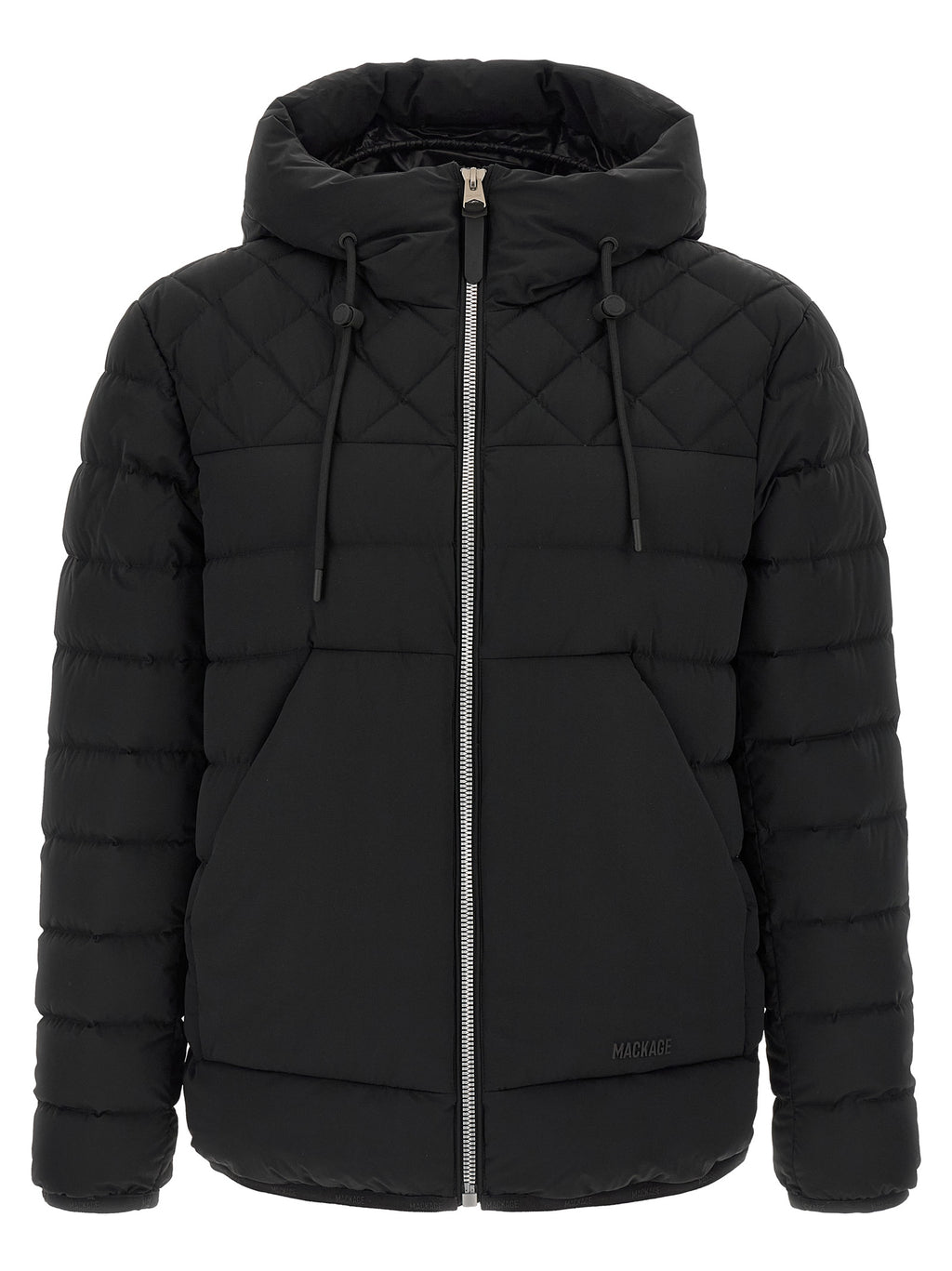 Black Recycled Nylon Bergen Down Jacket
