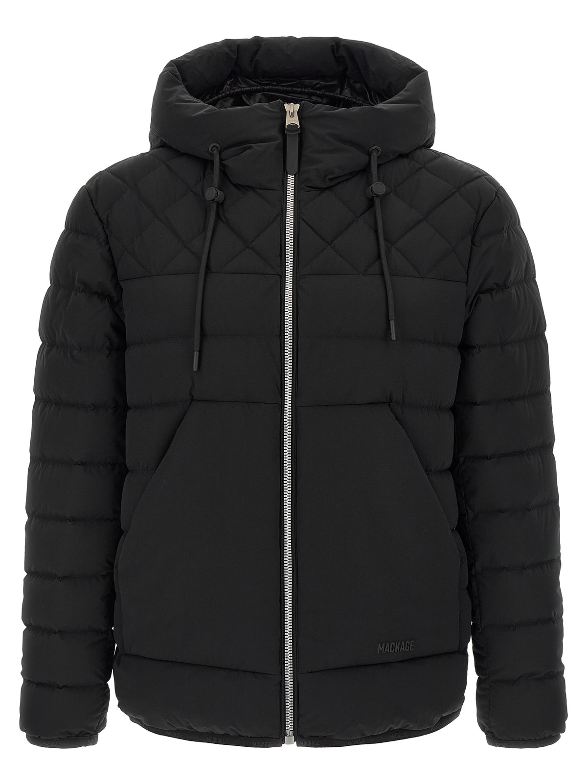 Black Recycled Nylon Bergen Down Jacket
