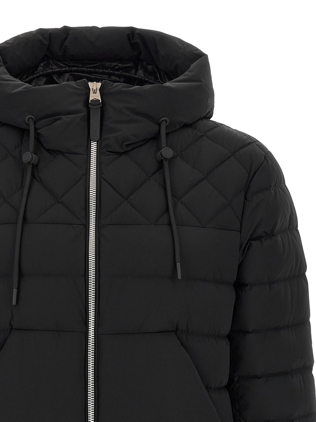Black Recycled Nylon Bergen Down Jacket