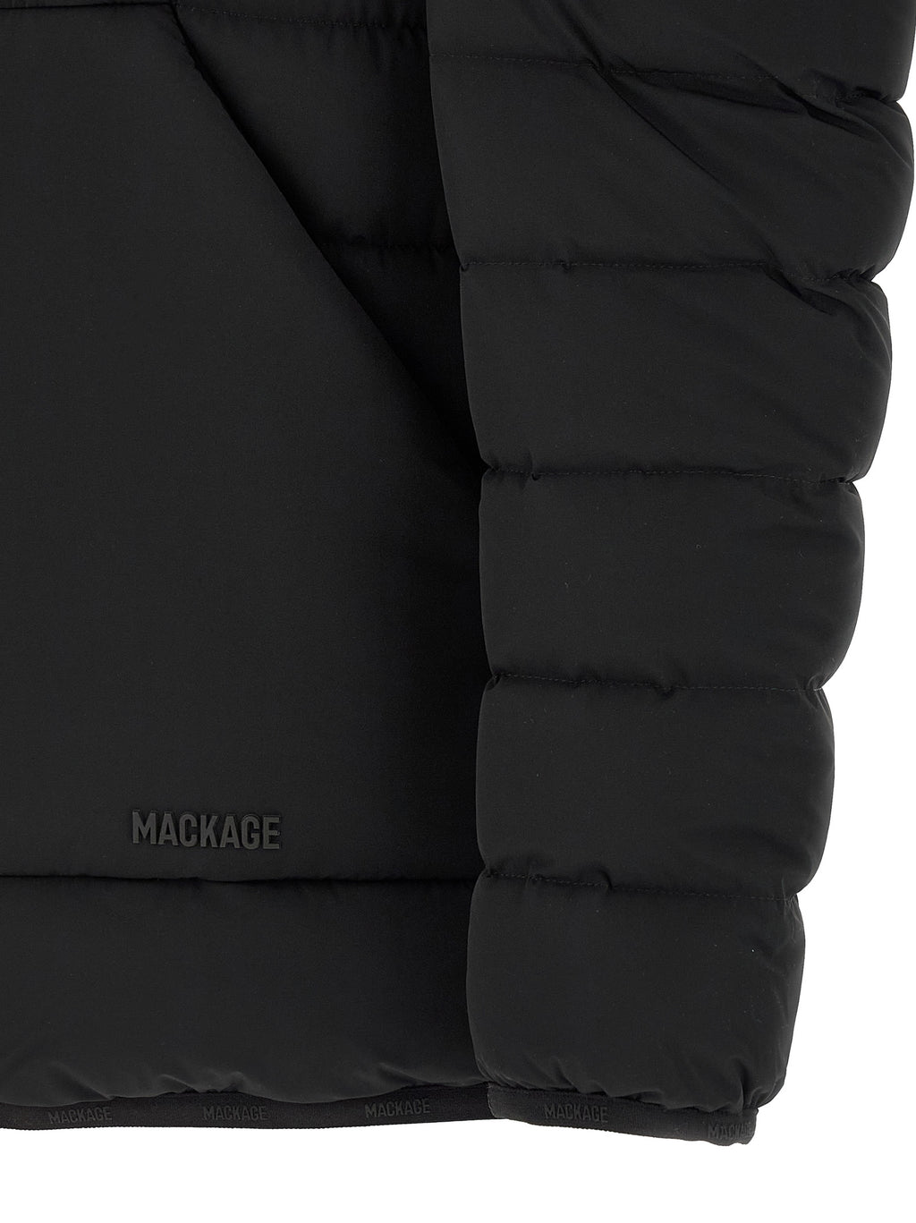 Black Recycled Nylon Bergen Down Jacket