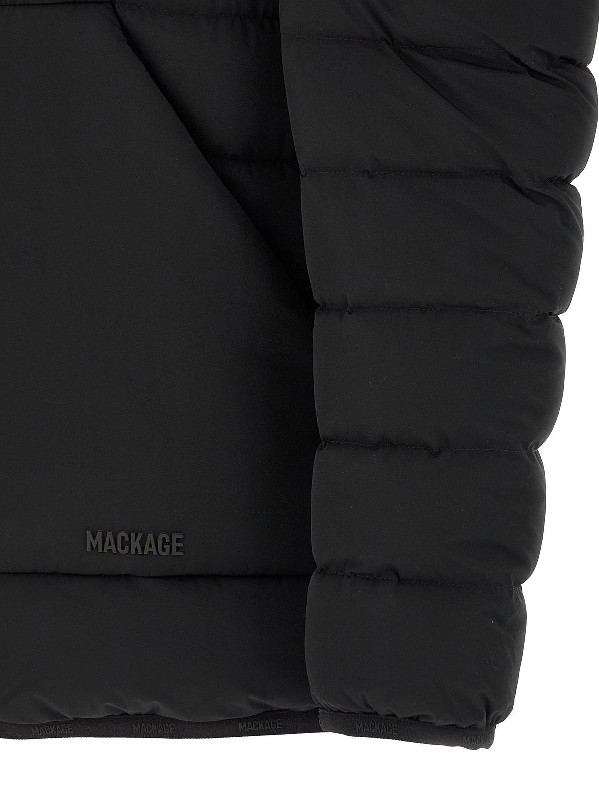 Black Recycled Nylon Bergen Down Jacket