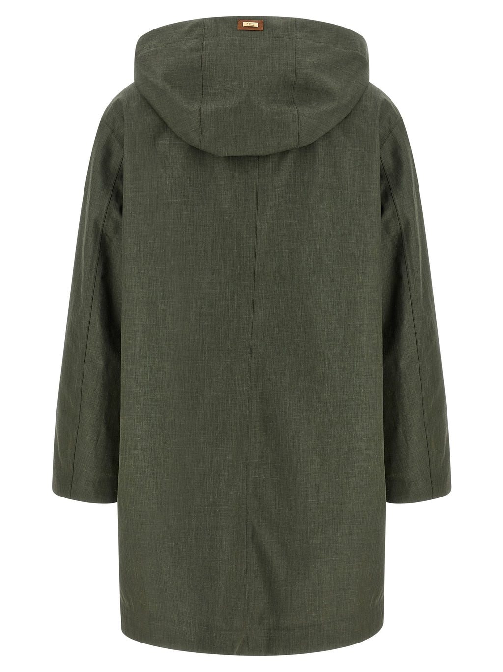 Bicolor Linen Wool Coat