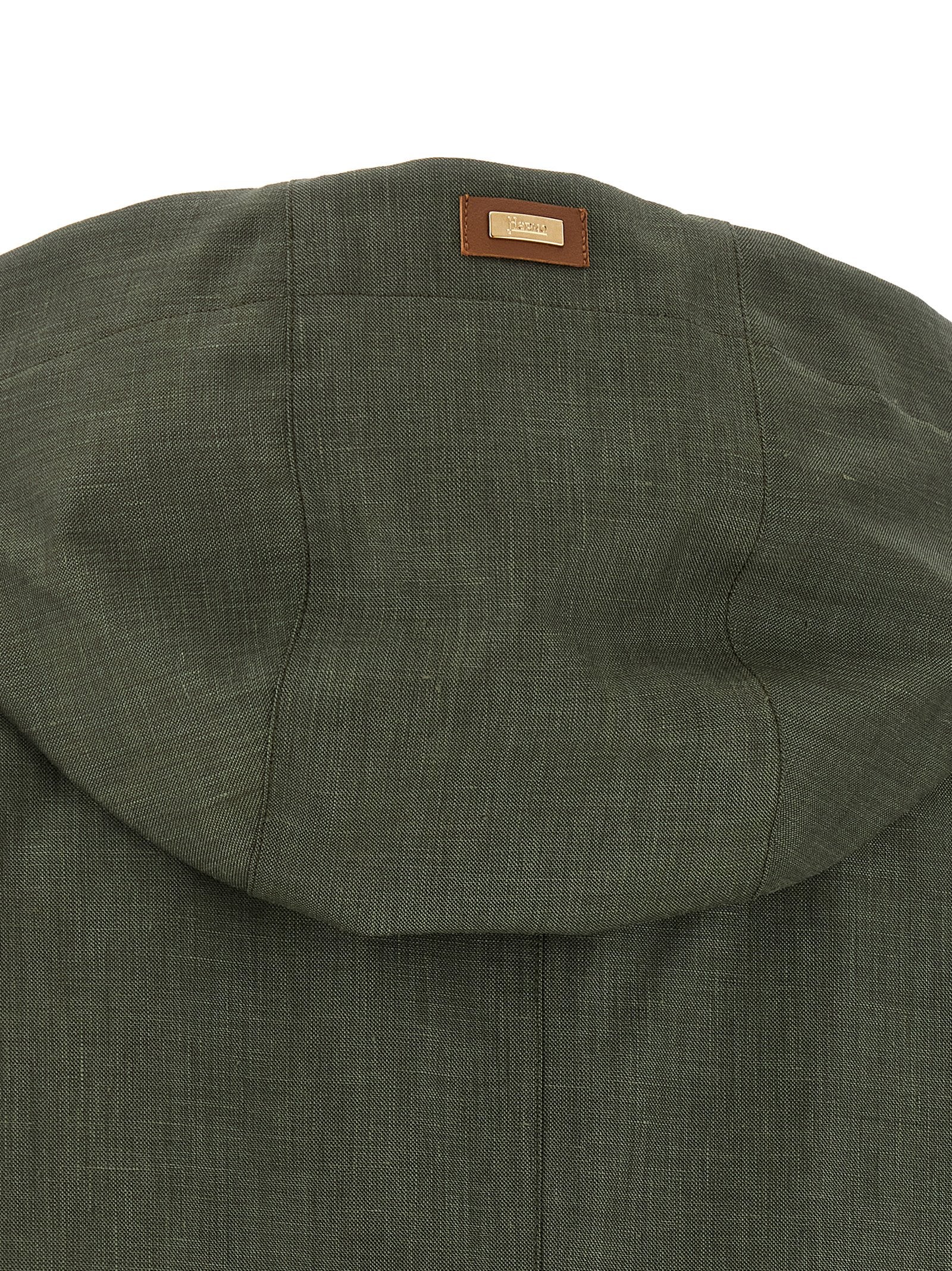 Bicolor Linen Wool Coat