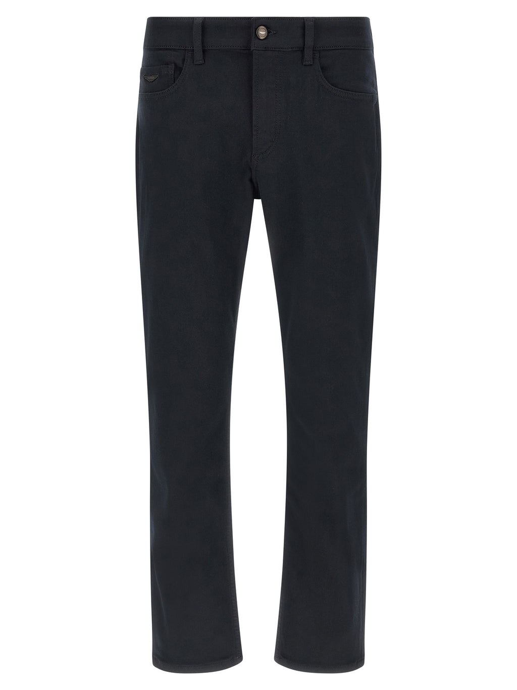 Blue Polyester H-Delaware_01 Straight-Leg Jeans