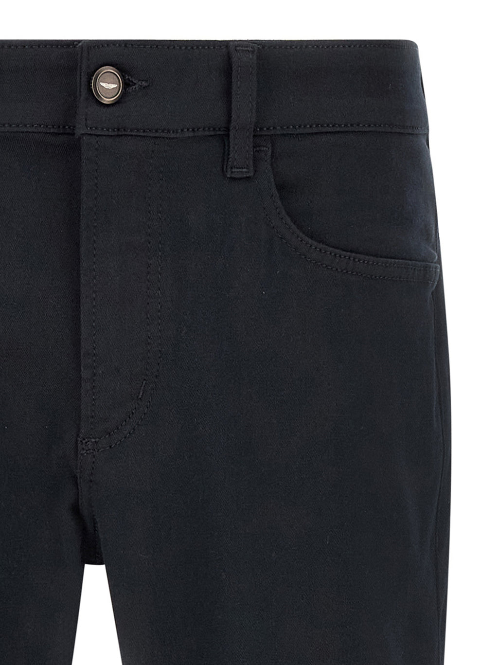 Blue Polyester H-Delaware_01 Straight-Leg Jeans
