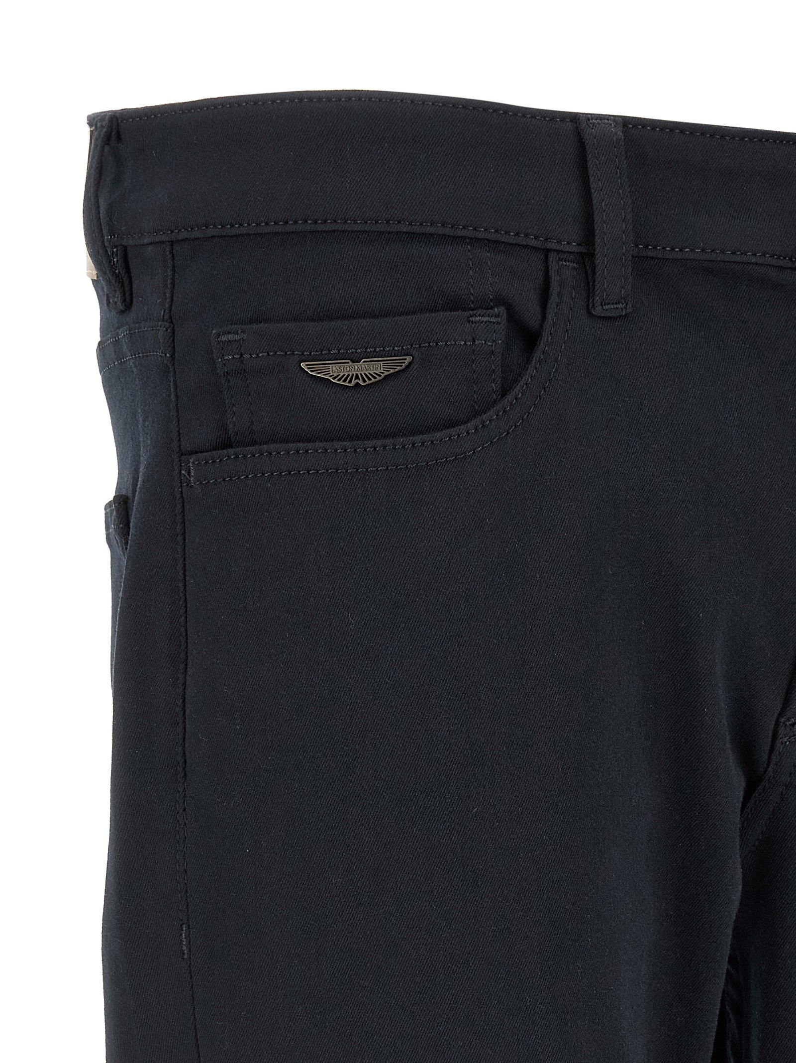 Blue Polyester H-Delaware_01 Straight-Leg Jeans