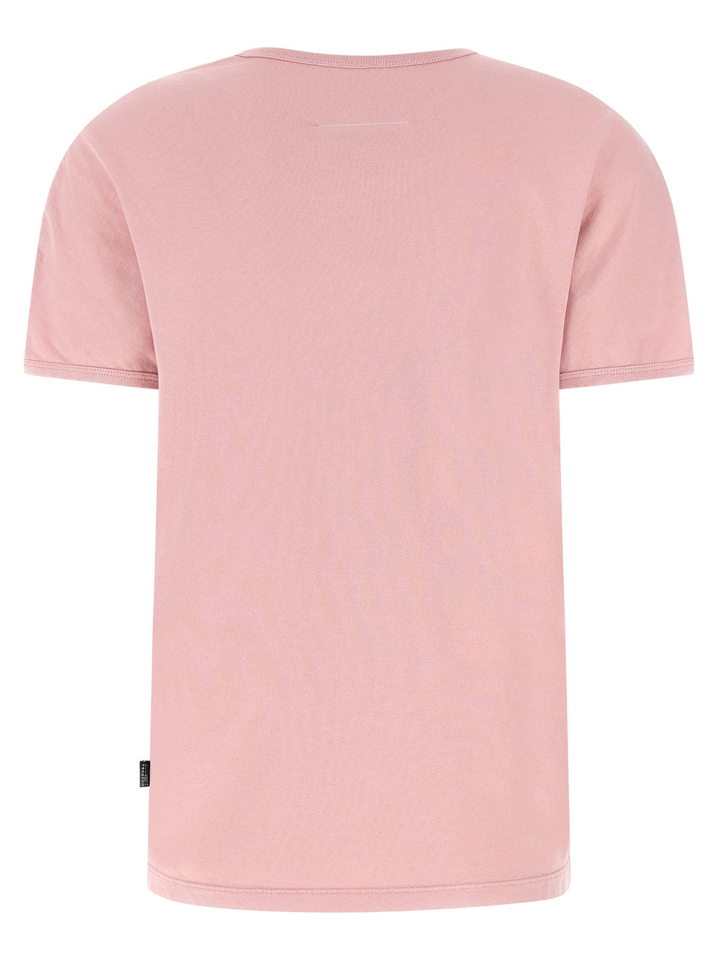 Pink Vintage Cotton Crew Neck T-Shirt