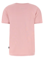 Pink Vintage Cotton Crew Neck T-Shirt