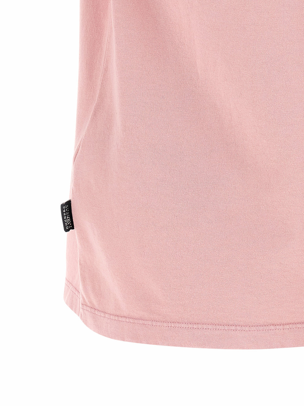 Pink Vintage Cotton Crew Neck T-Shirt