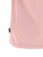 Pink Vintage Cotton Crew Neck T-Shirt