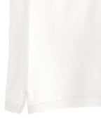 White Piqué Cotton Fox Head Polo