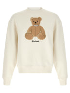 White Brushed Cotton Sweatshirt