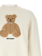 White Brushed Cotton Sweatshirt