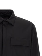 Black Polyamide Shell Overshirt