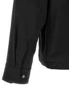 Black Polyamide Shell Overshirt
