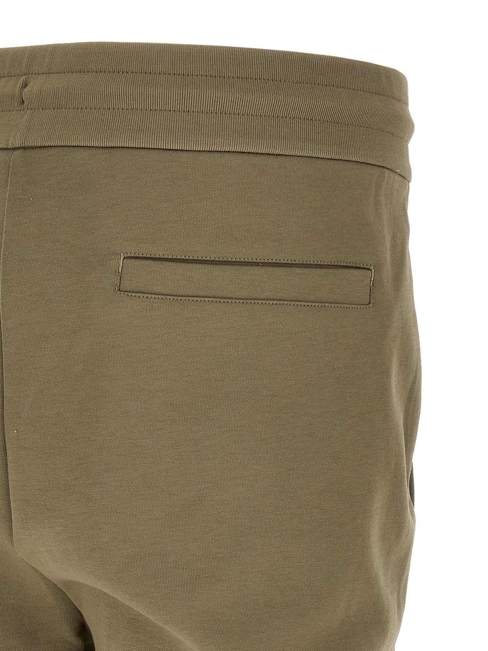 Bicolor Cotton Blend Joggers