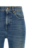 Blue Cotton Deryn Flared Jeans