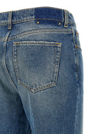 Blue Cotton Deryn Flared Jeans