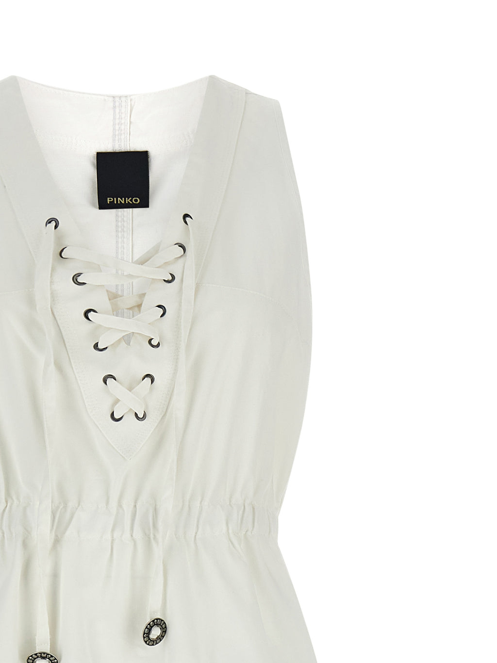 White Cotton Casarsa Long Dress