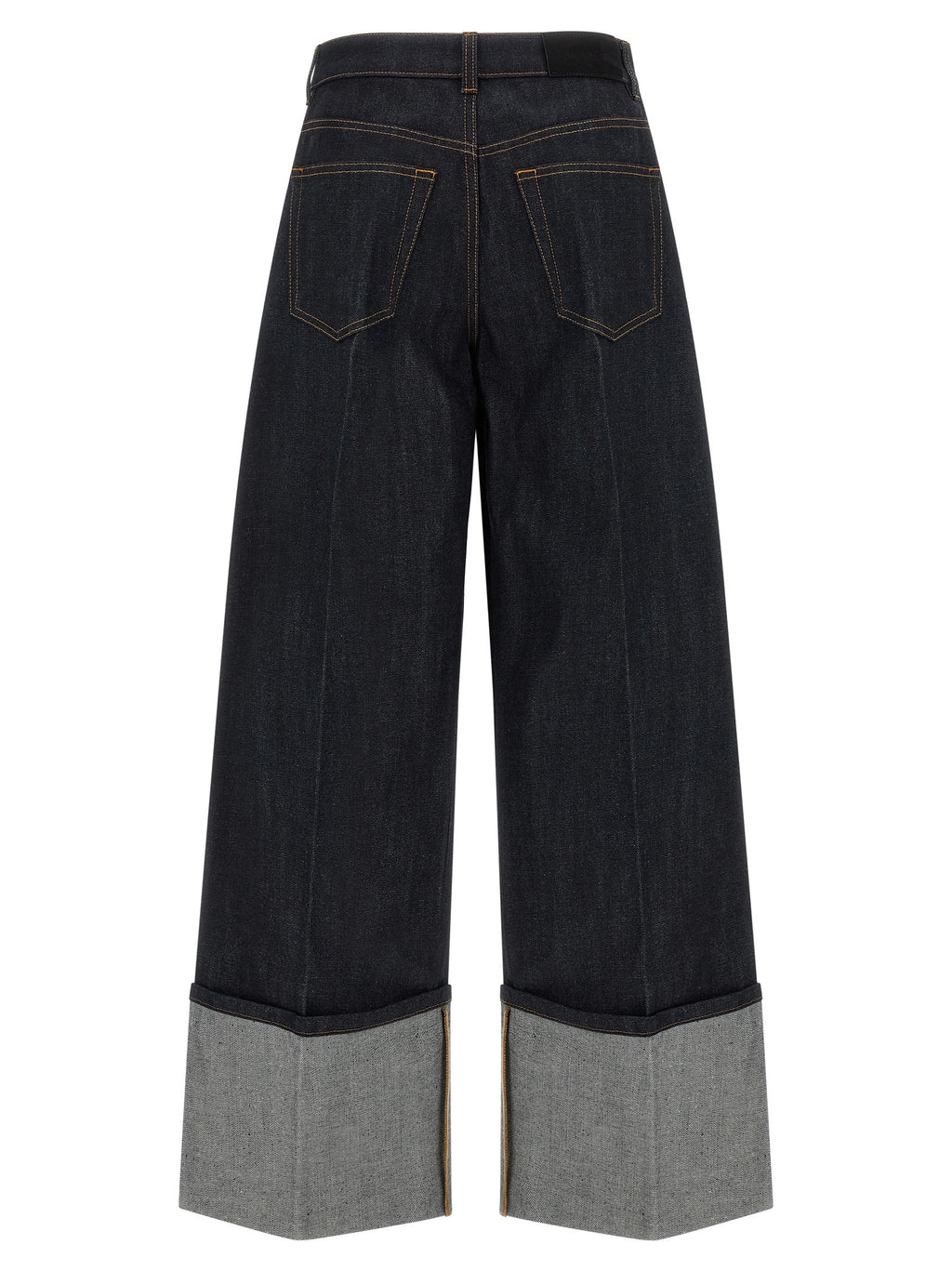 Oversized Flared Cotton Jeans
