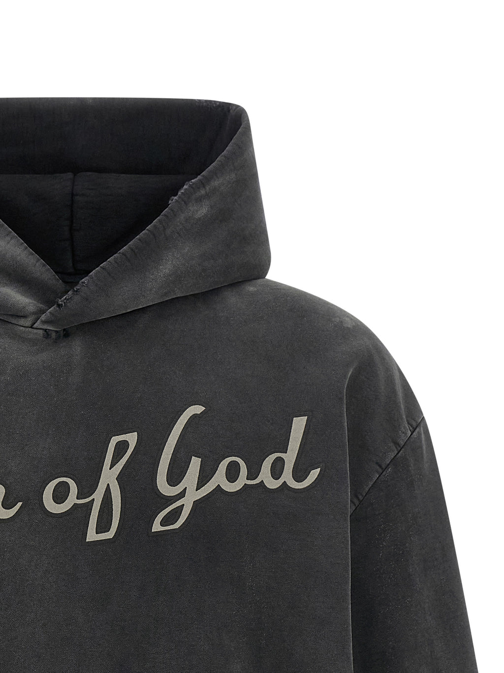 Black Heavyweight Cotton Hoodie