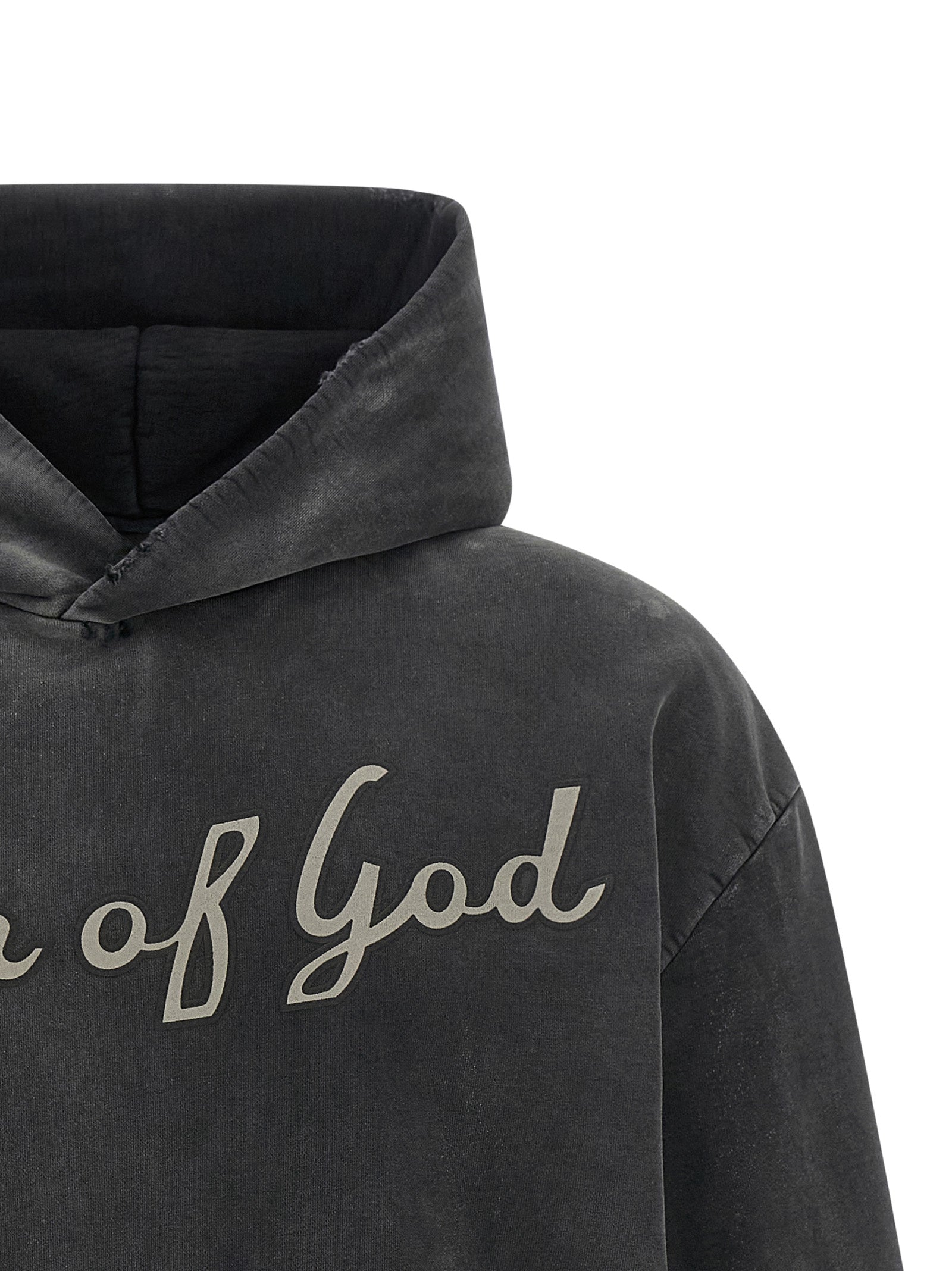 Black Heavyweight Cotton Hoodie