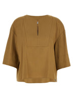 Beige Linen MxpSospiro Blouse