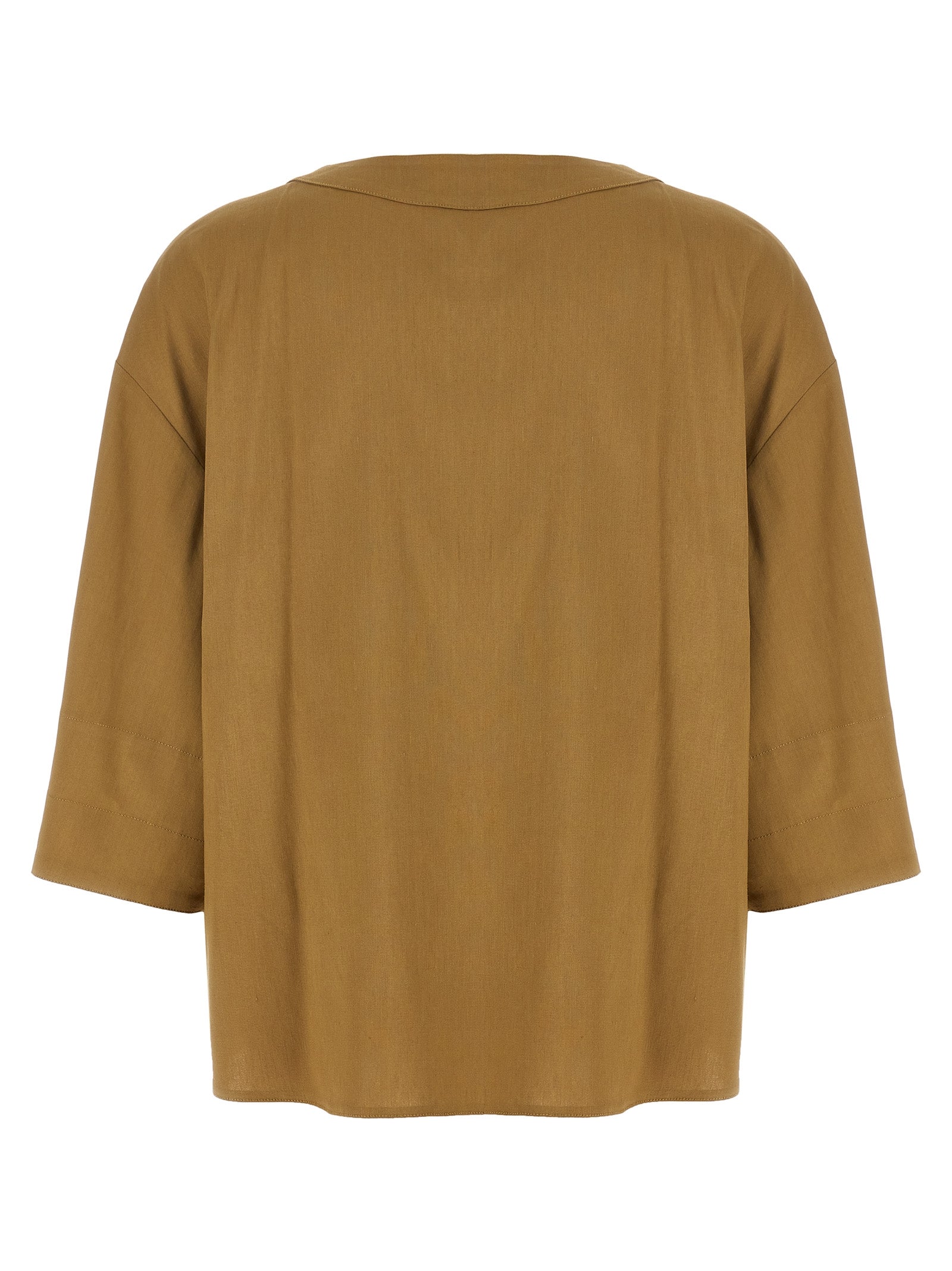 Beige Linen MxpSospiro Blouse