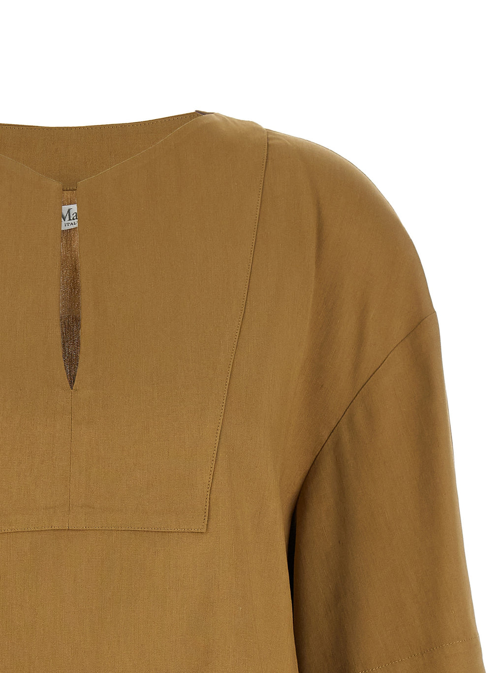 Beige Linen MxpSospiro Blouse