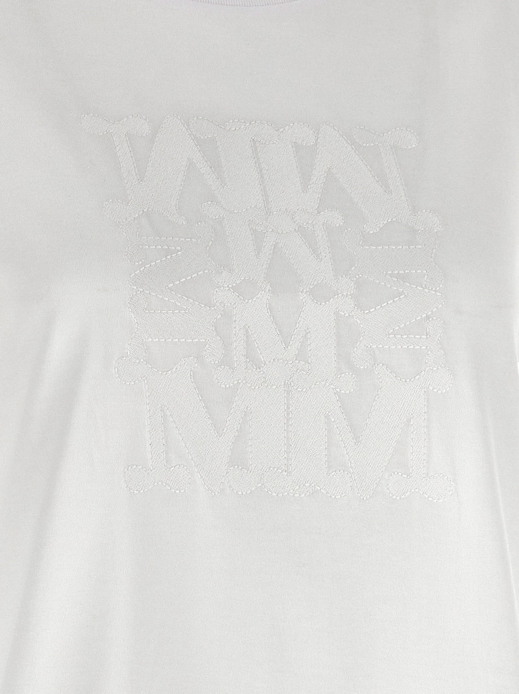 Cotton T-Shirt with MaxMarabesque Embroidery