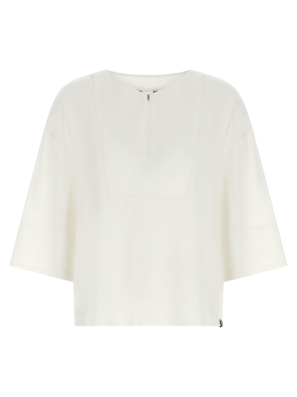 MxpSospiro White Linen Blouse