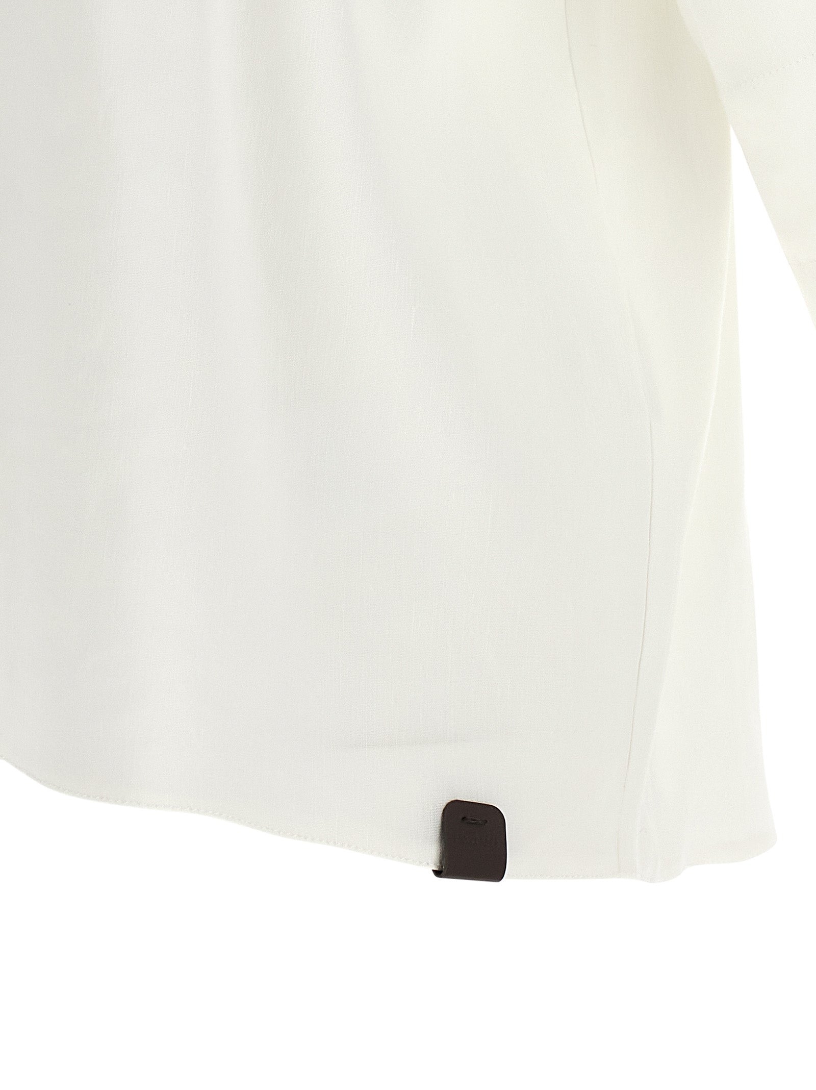 MxpSospiro White Linen Blouse