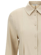 Beige Linen Long Dress