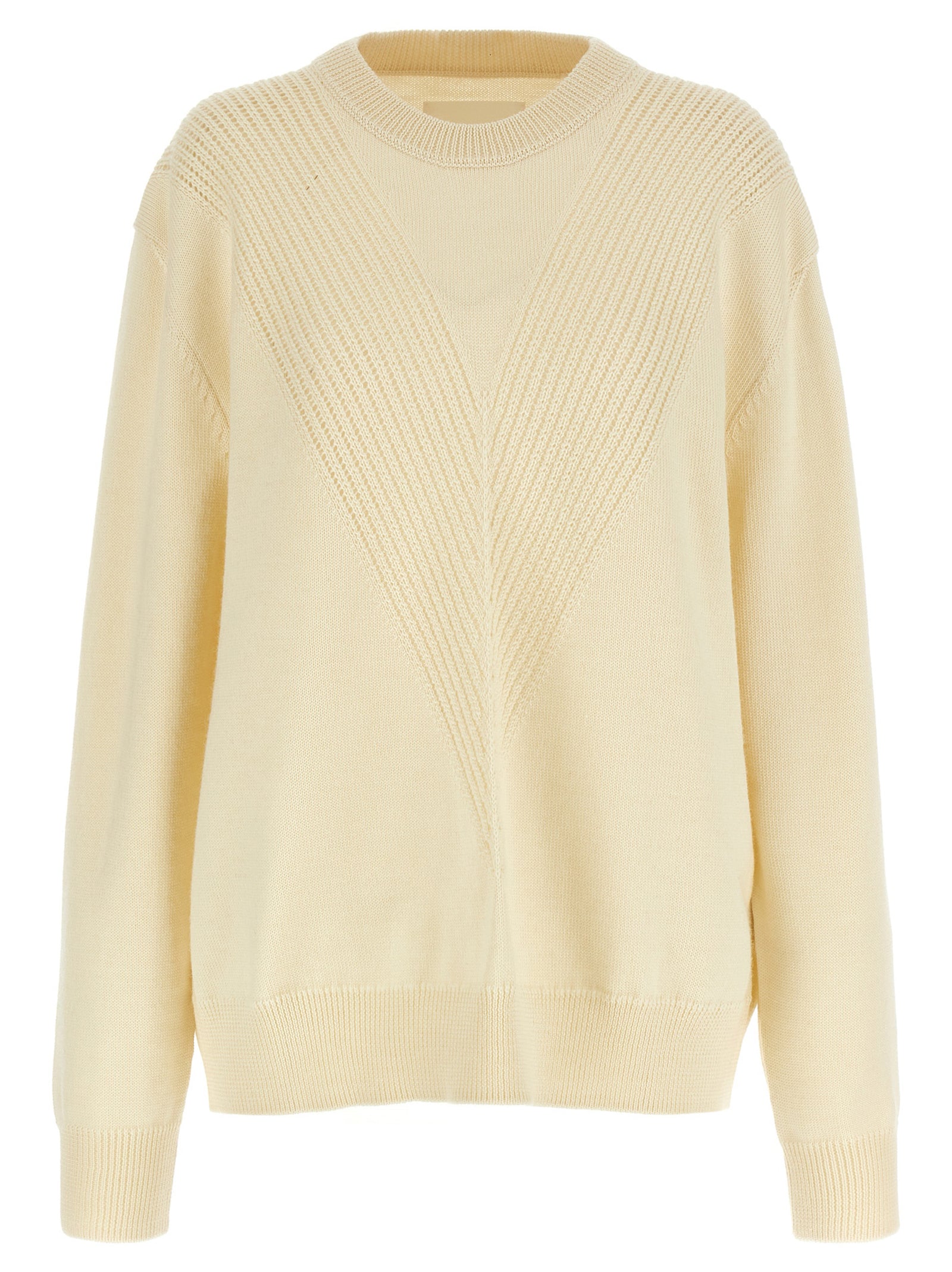 Wool Knit Crewneck Sweater