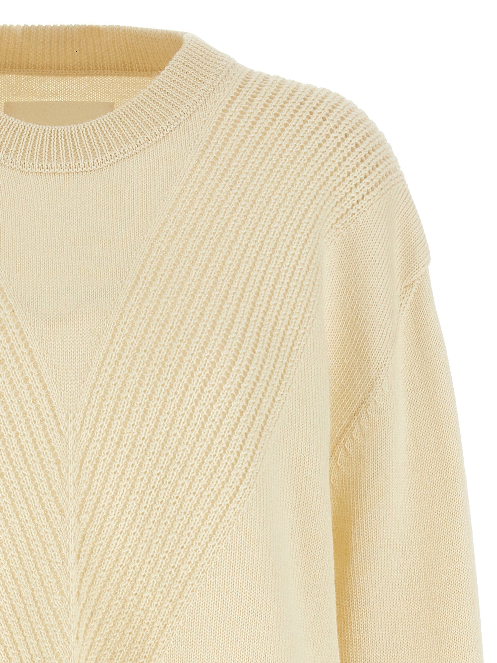 Wool Knit Crewneck Sweater