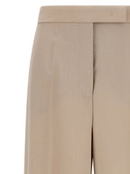 Beige Virgin Wool Dress Pants